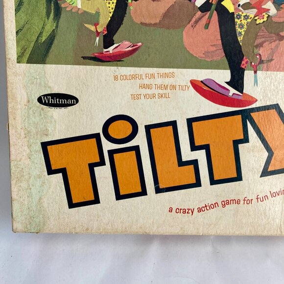 Vintage 1967 Whitman Tilty Balancing Clown Game RARE! - Picture 2 of 8